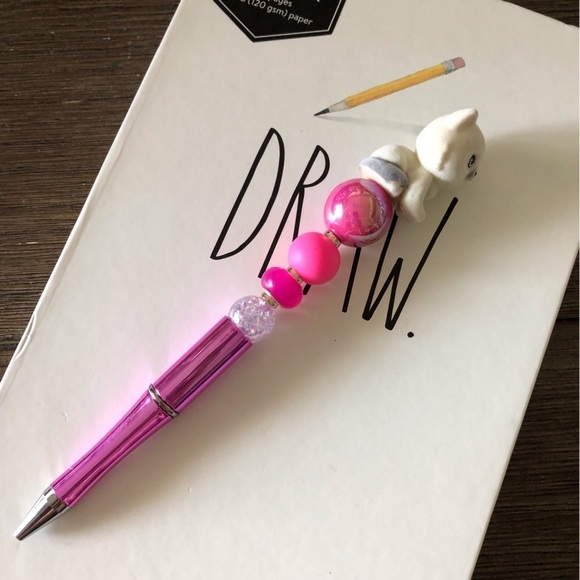 Kitty in my Pocket: Molly Ragdoll Cat handmade pen - Picture 3 of 3